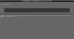 Desktop Screenshot of ollehgenius.com