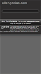 Mobile Screenshot of ollehgenius.com